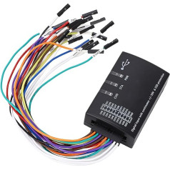 USB логический анализатор, набор устройств USB логического анализатора, 16 входных каналов, UART IIC SPI отладочный портативный прибор, совместим с 
