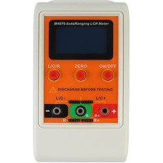 LCR-Brücke, LCR-Brückentester M4070 Kapazitäts- und Induktivitätsmessgerät Automatischer Bereich 1% Genauigkeit 5-stellige Anzeige Hohe Präzision