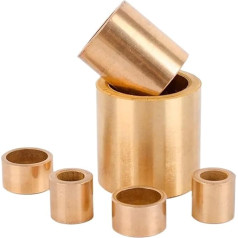 AUNANGLJSCS Messingbuchse, M3 M4 M5 M6 M8 M10 M12 M14 M16 Pulver Metallurgie Öl Lager Kupfer Hülse Reinem Kupfer Welle Hülse Buchse Dichtung Unterlegscheibe(10pcs 4x8x8)