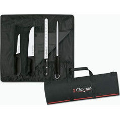 3 Claveles 28009 Набор из 3 ножей для хамона, Chaira, чехол, многоцветный