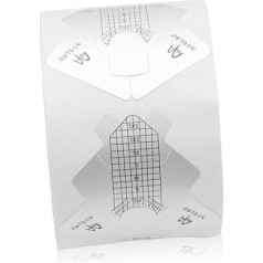NIYANGLE 1Rolle Aluminiumfolie Nagelverlängerungsaufkleber für Maniküre Selbstklebende Nagelformen Einfach Anzuwenden für Profis und Hobbyisten Langlebig und Praktisch