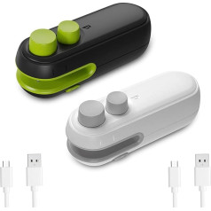 Ankilo мини фольги уплотнитель 2 в 1 многоразовые мешок уплотнитель с резак уплотнительная машина ручной запечатывания устройство для пласти