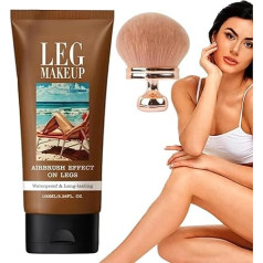100 мл All Over Complexion Perfector, Body Coverage Perfector Leg Makeup, Waterproof and Long Lasting Concealer Makeup, Foundation with Additional Large Brush for Tattoo