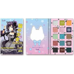 RUDE Cosmetics Manga-Kollektion, gepresste Pigmente und Schatten-Palette - Katzenmädchen-Chroniken von RUDE Cosmetics für Frauen - 22 ml Palette