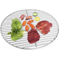 HeRo24 Решетка из нержавеющей стали 44,5 см Барс в 5 мм для 45,46,47 см Чайник Барбекю Также подходит для Weber и многих других