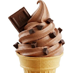 Bazko Шоколадная пудра для мороженицы, мягкая пудра для льда, пудра для мороженого, 2 кг, сливочная и экономичная