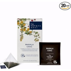 LA TETERA AZUL Масала Чай. 20 пирамидок в индивидуальной упаковке.
