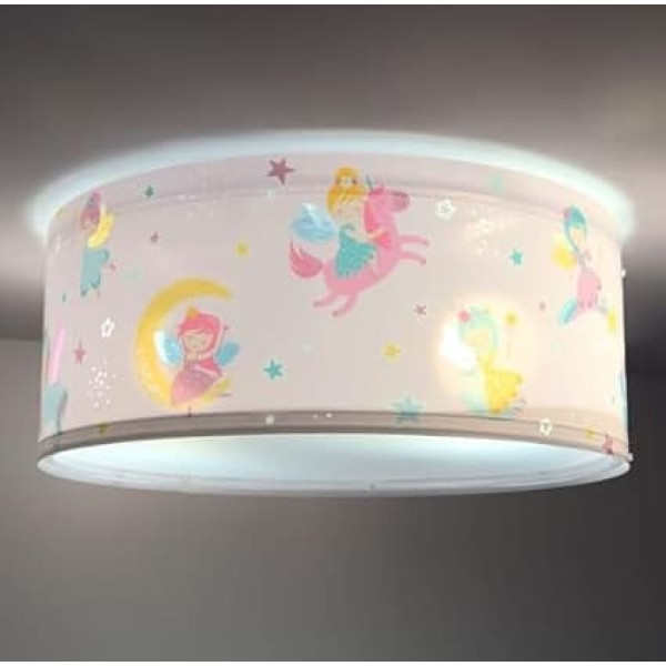 Светильник для детской комнаты Dalber, потолочный светильник для детей, розовые феи Fairy Dreams