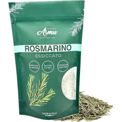 Armu - Итальянский сушеный розмарин 50 г - Собранный вручную - бережно высушенный - Для чая, настоек и приготовления пищи
