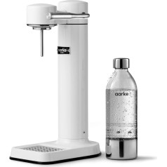Aarke Carbonator 3 Карбонатор для воды, корпус из нержавеющей стали, карбонатор для газированной воды, включая ПЭТ-бутылку без бисфенола, совместим