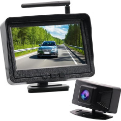 3T6B Камера заднего вида автомобиля с ночным видением, 4,3 дюйма ЖК-монитор автомобиля, водонепроницаемый монитор, камера заднего вида для авт