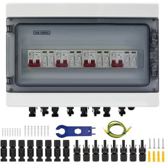 Защита от перенапряжения PV, защита от перенапряжения постоянного тока PV 40A/1000V, (4 в 4 вых) солнечная соединительная коробка, защита от перена