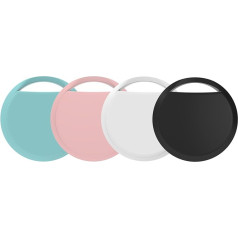 RSH AirTag Smart Tag2, совместимый с Apple Where? (только для iOS) Apple Airtag 4 Pack, брелок воздушной метки - водонепроницаемый и прочный, для ключей, кошельков, баг