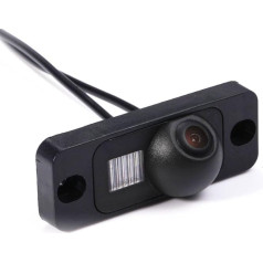 Камера заднего хода Улучшенная помощь при парковке с 8IR ночного видения 170 ° широкий угол Водонепроницаемый высокой четкости (черный) для Mer