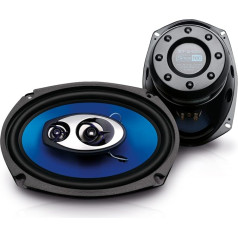 Sinustec ST-240c 2-полосная коаксиальная овальная акустическая система 6 x 9 ящиков с защитной решеткой