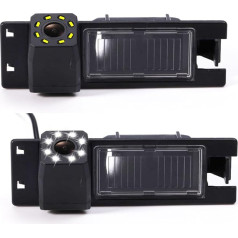 Dynavsal Автомобильная камера заднего хода Улучшенная помощь при парковке с 8IR ночного видения 170 ° широкий угол Водонепроницаемый высокой чет