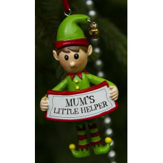 Boxer Gifts Mothers Little Helper Elf Decoration, керамика, разноцветный, 8 x 4,5 x 2 см