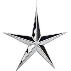 EUROCINSA Ref.27009 Зеркало-подвеска Звезда с белым 38 см Комплект из 4 штук Один размер