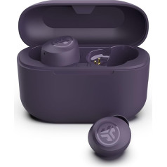 JLab Go Air Pop+ In-Ear Headphones Wireless Bluetooth, True Wireless Headphones, 35+ Hours Headphones, Wireless Earbuds, Earbuds with Microphone, USB-C Charging Box, Dual Connect, EQ3 Sound, Purple
