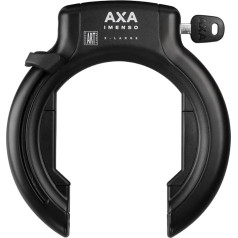 AXA Imenso X Large Frame Lock Key Несъемный 92 мм Широкое открывание Уровень безопасности 12 Можно комбинировать с цепью - красный/белый
