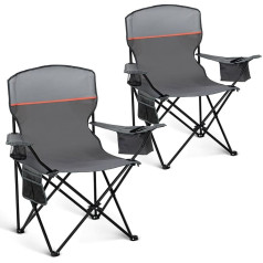 Складной кемпинговый стул HIGH POINT SPORTS Комплект из 2 стульев до 102 кг