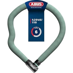 ABUS Goose Lock 4204K Chain Lock - гибкий, не гремящий велосипедный замок из закаленной стали - стальная цепь толщиной 4 мм, общий диаметр 28 мм