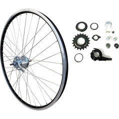 Заднее колесо 28 дюймов 7 скоростей Shimano Nexus с задней педалью, со спицами Niro, с рычагом переключения передач