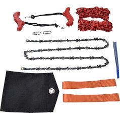 Карманная бензопила, эффективная портативная ручная бензопила для веток, 53 дюйма, для кемпинга на открытом воздухе