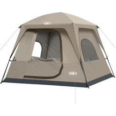 Палатка UNP на 4 человека Портативная палатка для 4 человек Кемпинговая палатка для 4 человек Простая установка Водонепроницаемая с верхней 