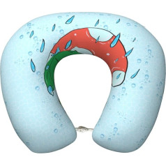 WZYCWB Подушка для путешествий U-образной формы из пеноматериала с памятью, для кемпинга, дома, офиса, вождения, подголовника, отдыха, путешест