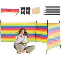 Защита от ветра в кемпинге - экран конфиденциальности и ветровое стекло для, портативный экран конфиденциальности ограждение для сада, рыб