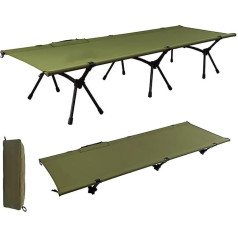 SLDAGe Кемпинговая складная кровать для взрослых, ультралегкая портативная кемпинговая кровать-раскладушка алюминиевая спальная кровать дл