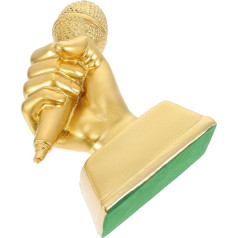 SWAYVES микрофон трофей музыкальный микрофон дома трофей награда пение награды трофеи для детей смолы микрофон трофей/золотой/13.5 * 11 * 5Cm