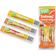 Ridderheims Sticks Salami Snack Mix 3 Varieties Each 3 x 20 g Minis Cheezez Hot Amigos Caramba 180 g Tasting Pack