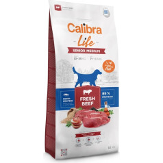 Calibra dog life senior medium fresh beef 12kg