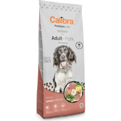 Calibra dog premium adult свинина 12кг