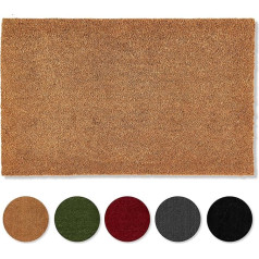Carpido Keira Coir Mat Non-Slip - Антибактериальные коврики для дверей - Напольные коврики для открытых площадок под крышей - Экологически чистое натурал