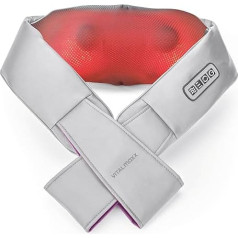 VITALmaxx Массажер шиацу для шеи с ремешком | Массажер для плеч, шеи, спины, ног и мышц живота | Разминающий массаж, надавливающий массаж | Массаж 