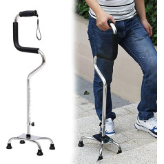 Регулируемая по высоте подставка для сидения, трость для ходьбы, костыли, помощь при ходьбе для пожилых людей, многофункциональная помощь 
