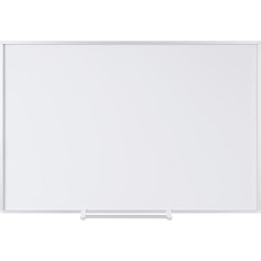 Белая доска Bi-Office Earth Honesty 900 x 600 мм с немагнитной поверхностью на натуральной алюминиевой раме
