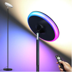 Torkase светодиодный потолочный прожектор, 3700LM супер яркий современный напольный светильник с регулировкой яркости, 2700K-6500K с пультом дистанц