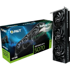 Видеокарта geforce rtx 5070 infinity 3 12gb gddr7 192bit 3dp/hdmi