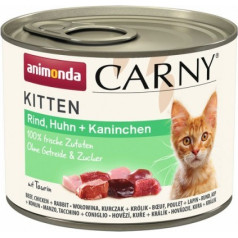 carny kitten говядина, курица и кролик - влажный корм для котят - 200 г
