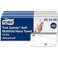 Бумажные полотенца Xpress soft multifold 600289 - H2 усовершенствованные сложенные полотенца для диспенсеров полотенец - впитывающие и прочные на разры