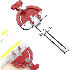 Настольная пила Mitre Gauge Регулируемый Многоугловой Track Пила Направляющая Квадрат Правый Угол Направляющая Угол Стоп для Makita Festool DW Направляю