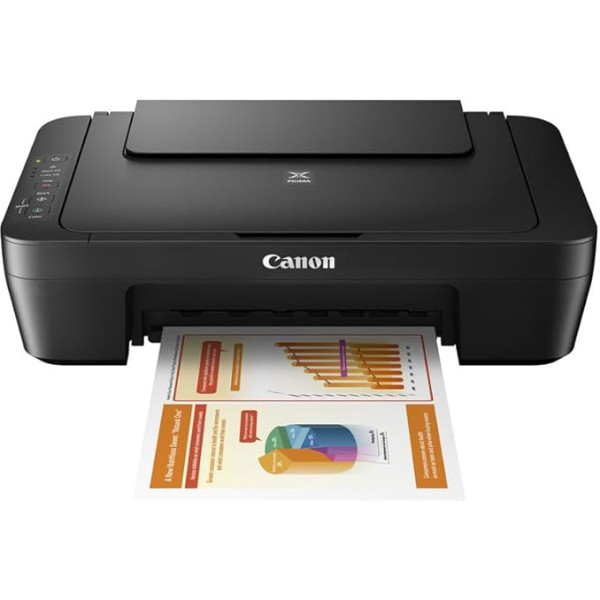 Струйный принтер Canon, 4800 x 600 DPI A4, многофункциональное устройство (струйный, цветная печать, 4800 x 600 DPI, цветное копирование, A4, черный), MG2550S