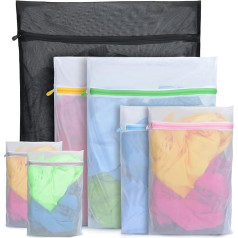 BoxLegend Сетка для стирки для стиральной машины, 7 штук - Мешок для стирки с молнией Мешок для стирки для бюстгальтера, путешествий, обуви, чемод
