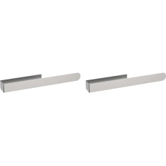 Ibergrif Полотенцесушитель без сверления, 37 см Полотенцесушитель из нержавеющей стали 304 для ванной комнаты и кухни (2 шт.)