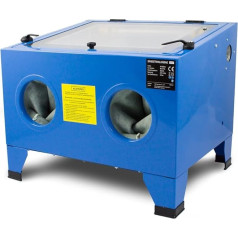 BITUXX® Пескоструйная кабина 90 л Пескоструйный промышленный стол Пескоструйный аппарат