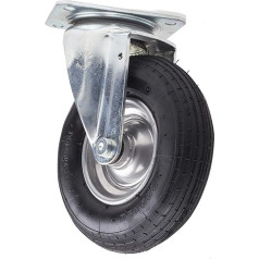 RS PRO Поворотный ролик на подшипниках Диаметр колес 200 мм 75 кг Гес H 240 мм Колесо B 50 мм 135 x 110 мм Материал резины